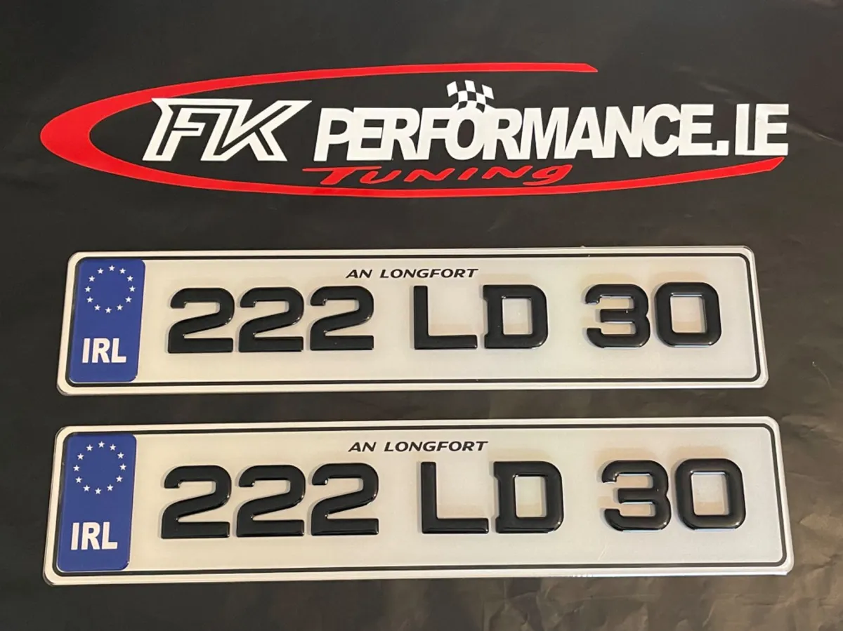 Ultimate gel number plates only €49 - Image 3