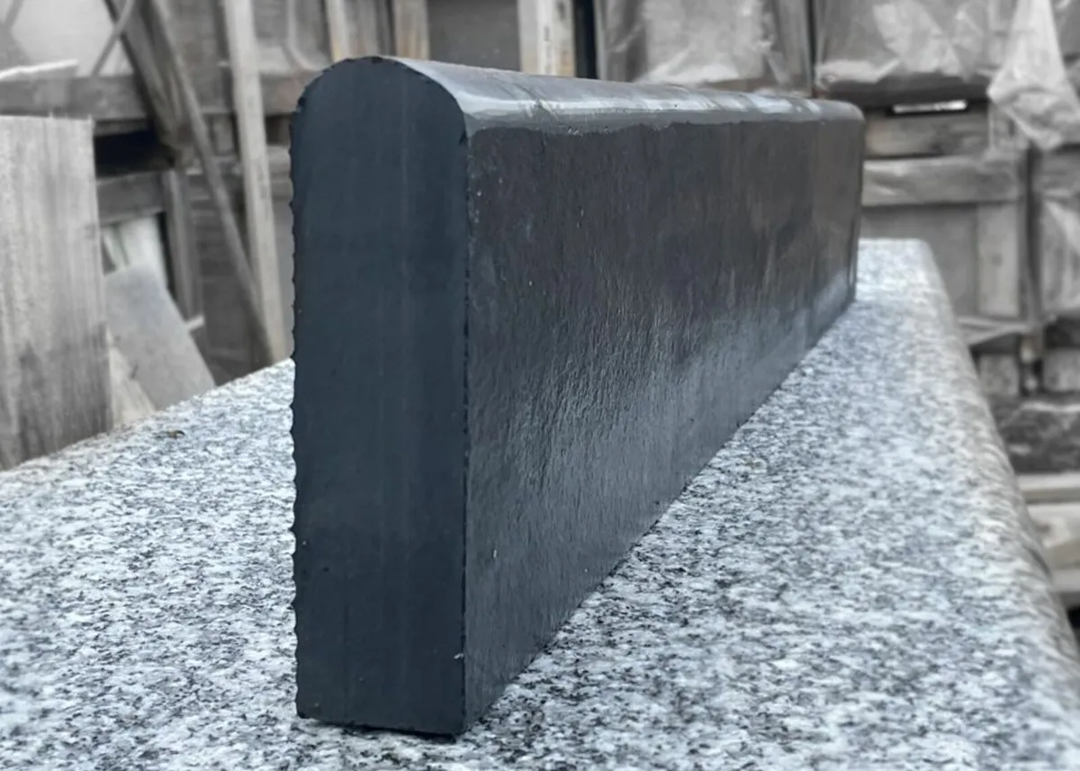 Black Limestone Bullnose Kerb - Image 2