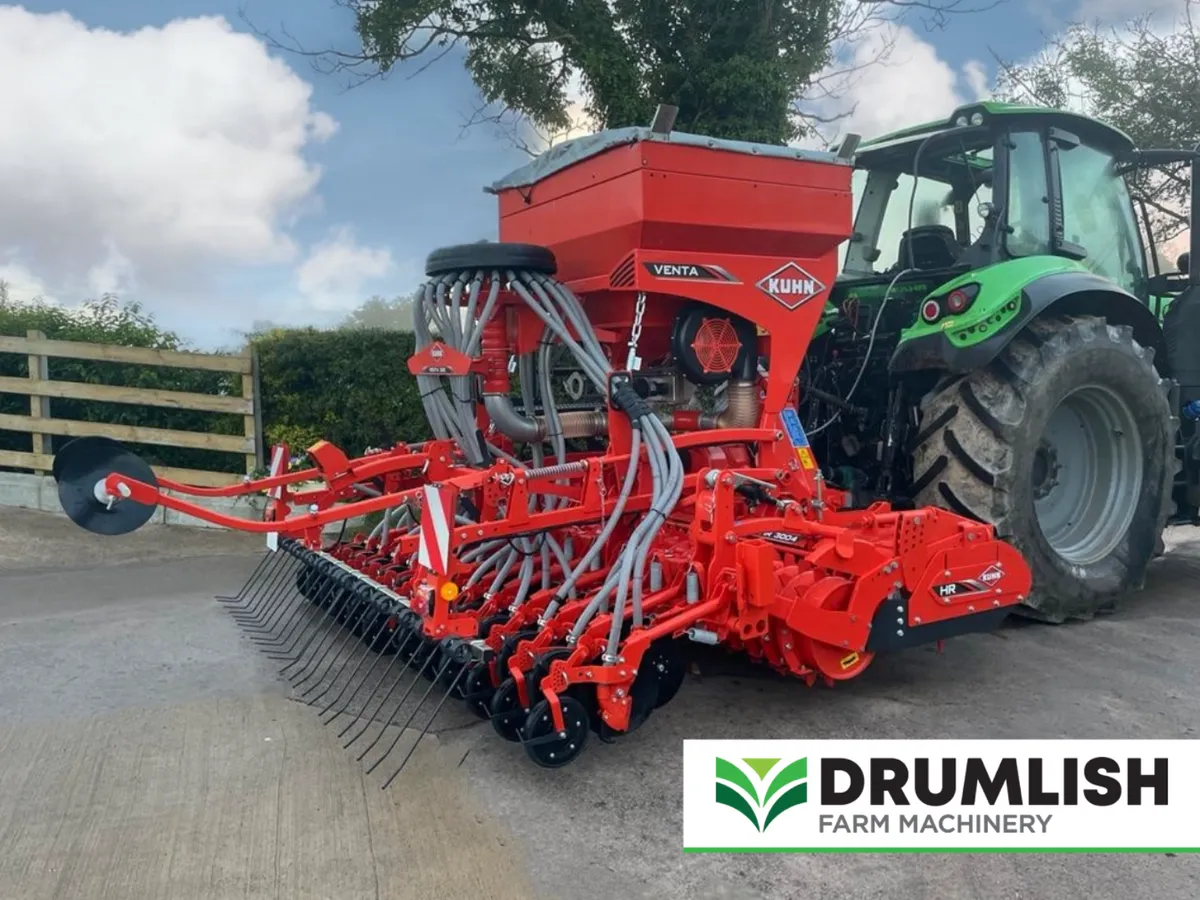 NEW Kuhn HR3004 Power Harrow & 320-24 Seed Drill - Image 1