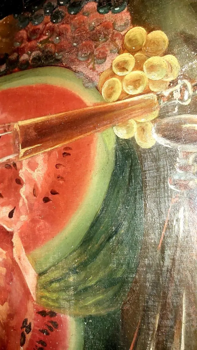 Antique oil painting on canvas - Image 3