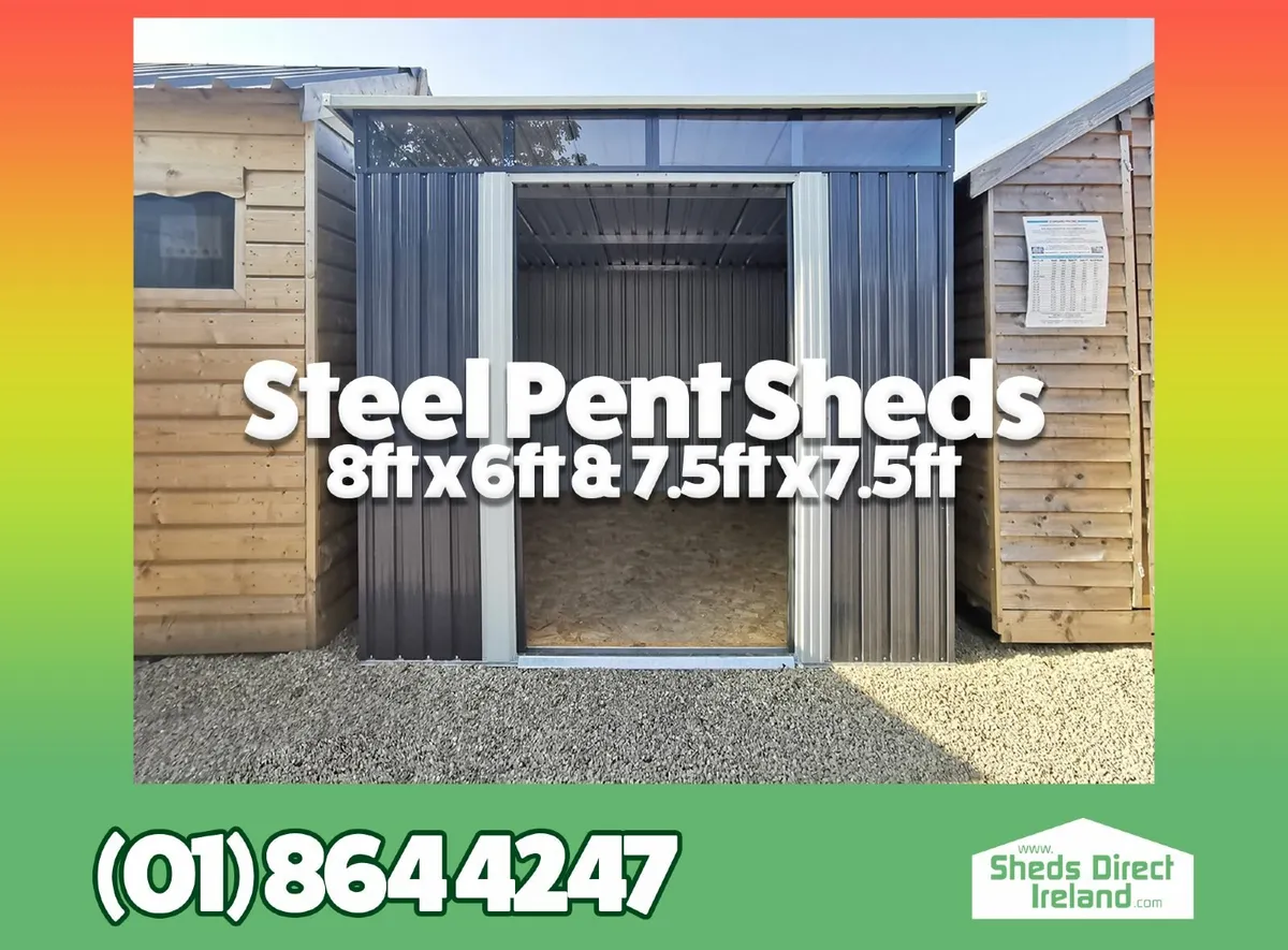 Steel Pent Sheds - Image 4