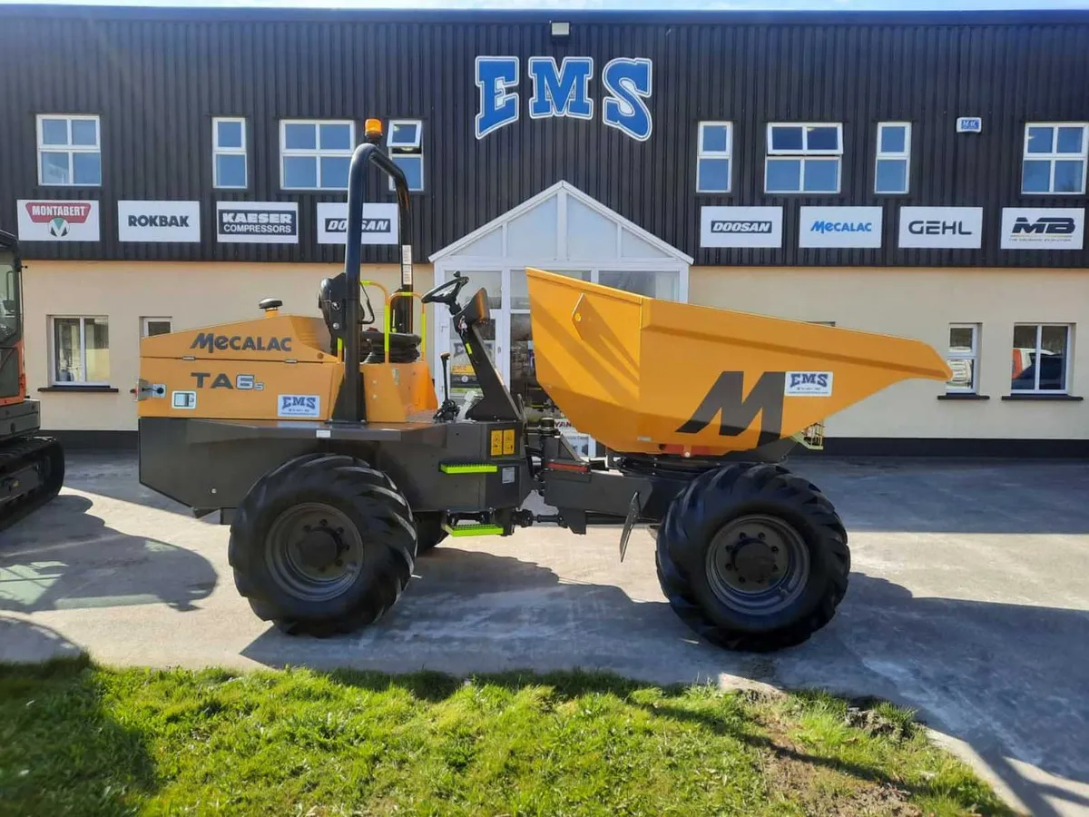 Mecalac TA6s Swivle 6 Ton Dumper - Image 1