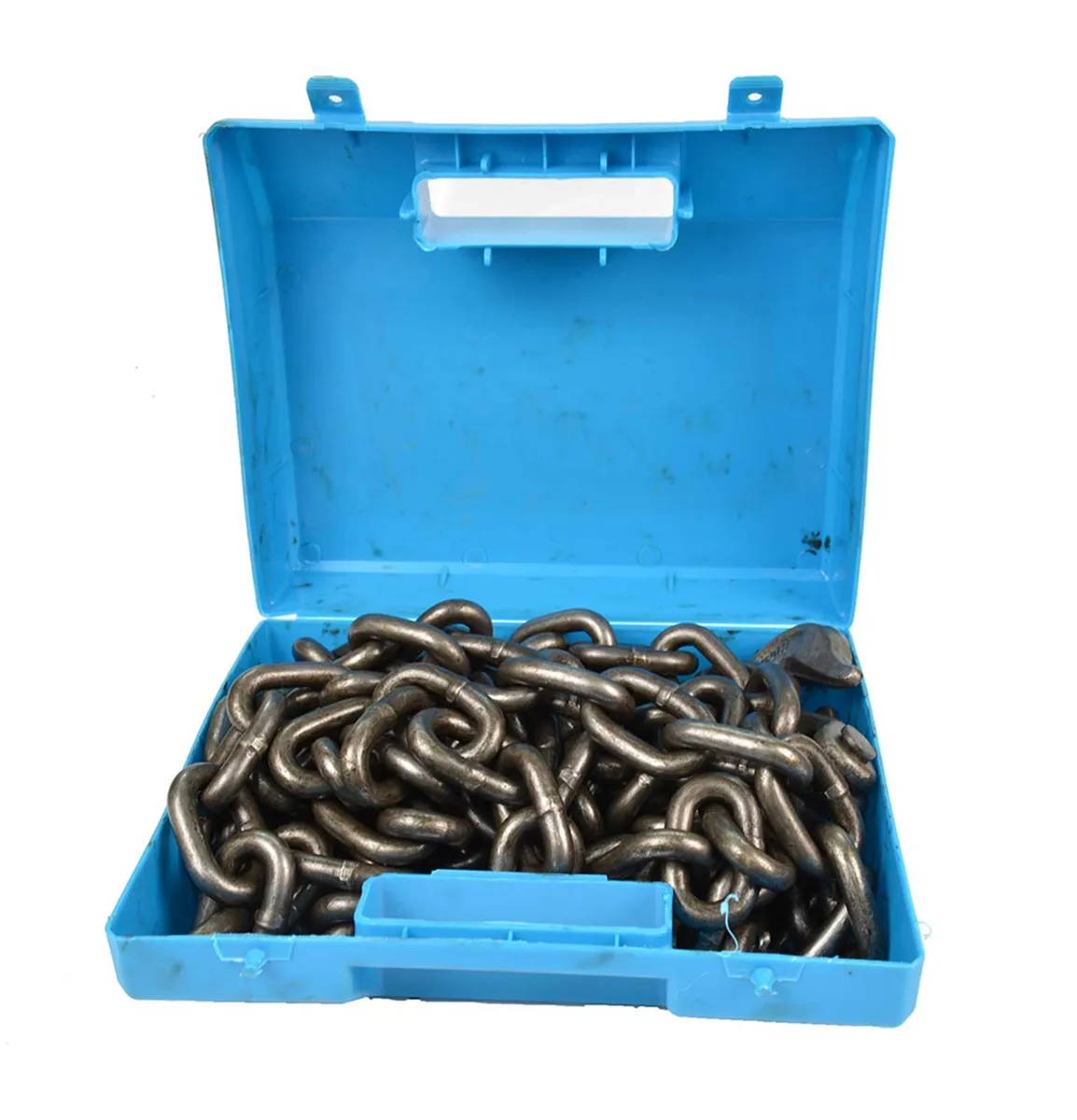 14FT Tow Chain  5/16" Towing Lifting Steel Hook - Image 2