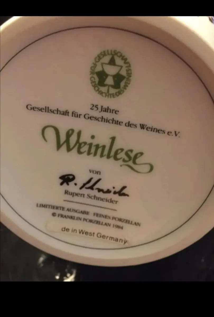 Unique Franklin Mint Wine jug new USA - Image 2