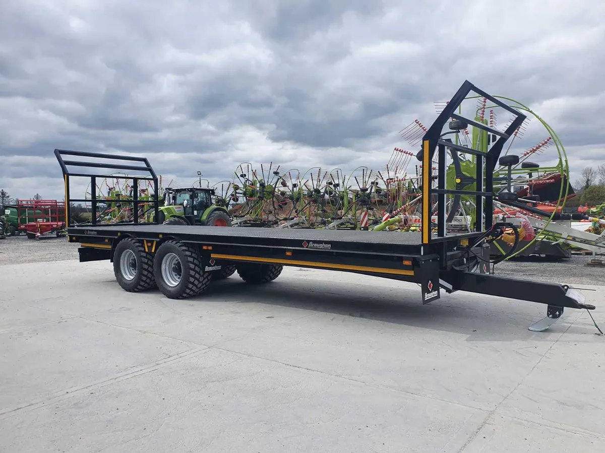 BROUGHAN 24FT BALE TRAILER IN STOCK - Image 1