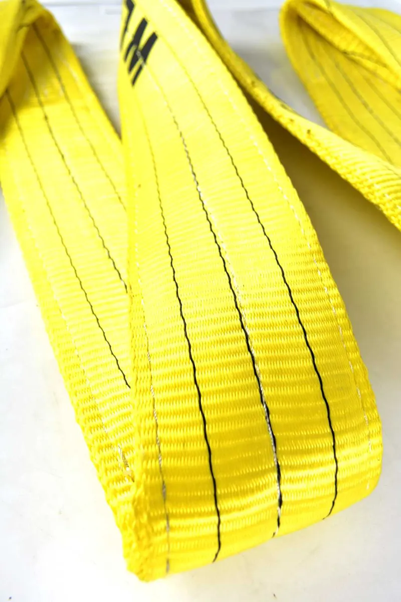 Flat Webbing Sling Yellow 3t X 3mtr X 120mm Width - Image 4