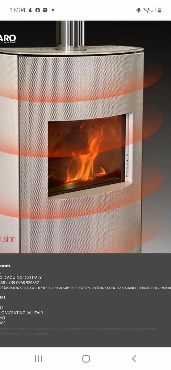 Wood Stoves with ventilation fans option. - Image 1