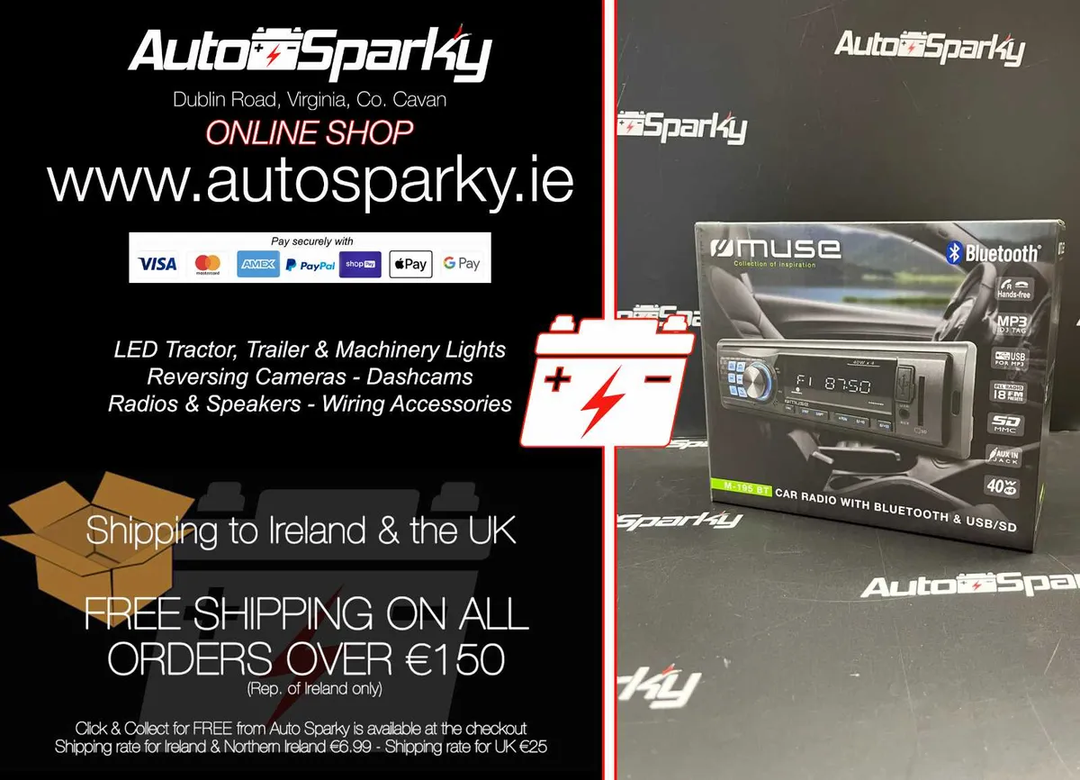 Bluetooth Tractor Radio €69.99 Incl Vat - Image 1