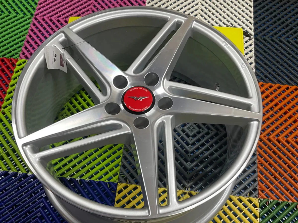18” veemann 8” all round 5x112 & tyres - Image 2