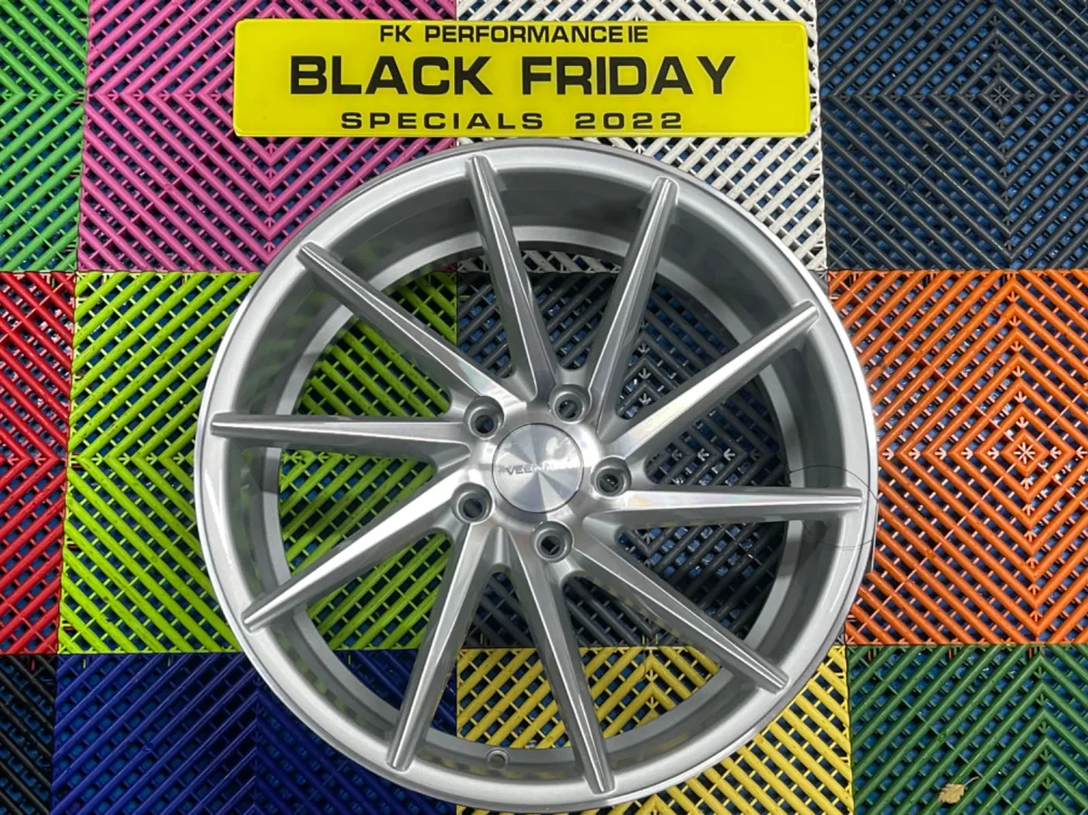 18” 1D alloys and tyres 5x112 - Image 1