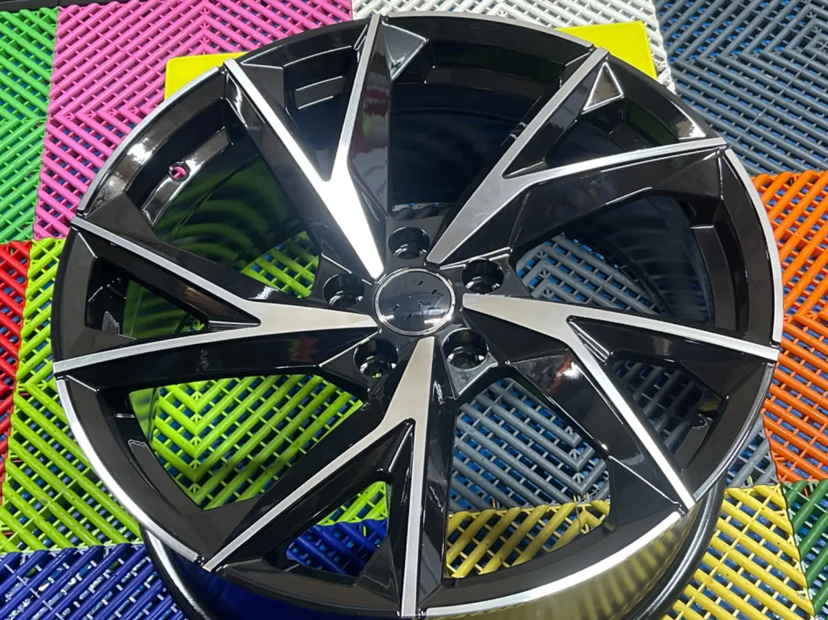 19” rs black / Pol alloy and tyres 5x112 a4 a5 a6 - Image 2