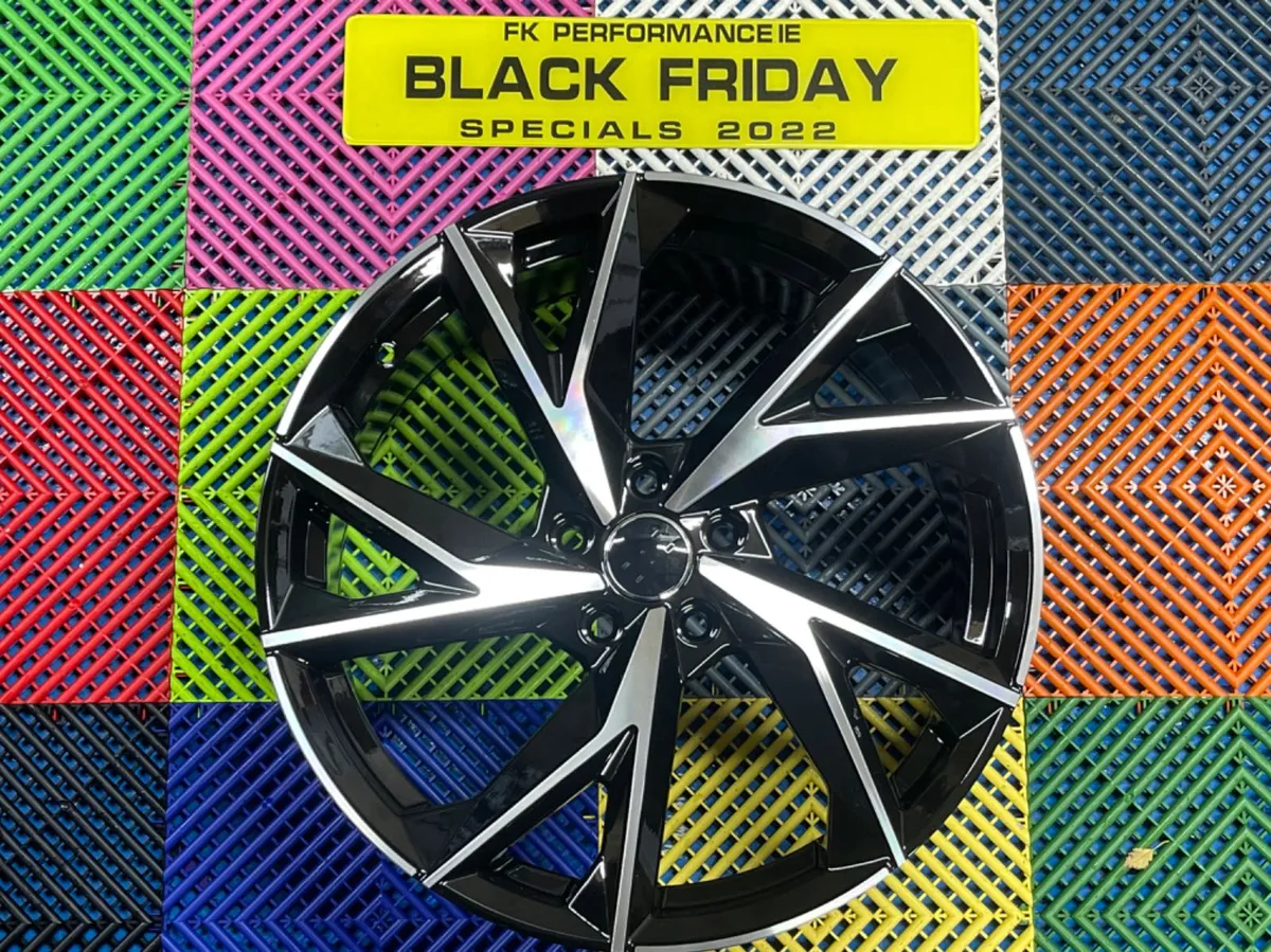 19” rs black / Pol alloy and tyres 5x112 a4 a5 a6 - Image 1