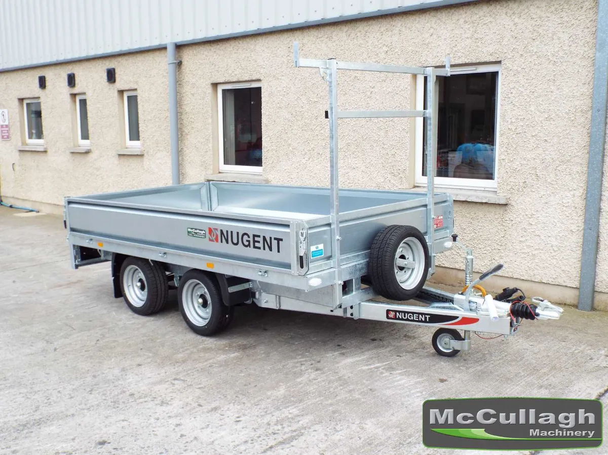 New Nugent 10 x 6 Flat Bed Trailer - Image 1