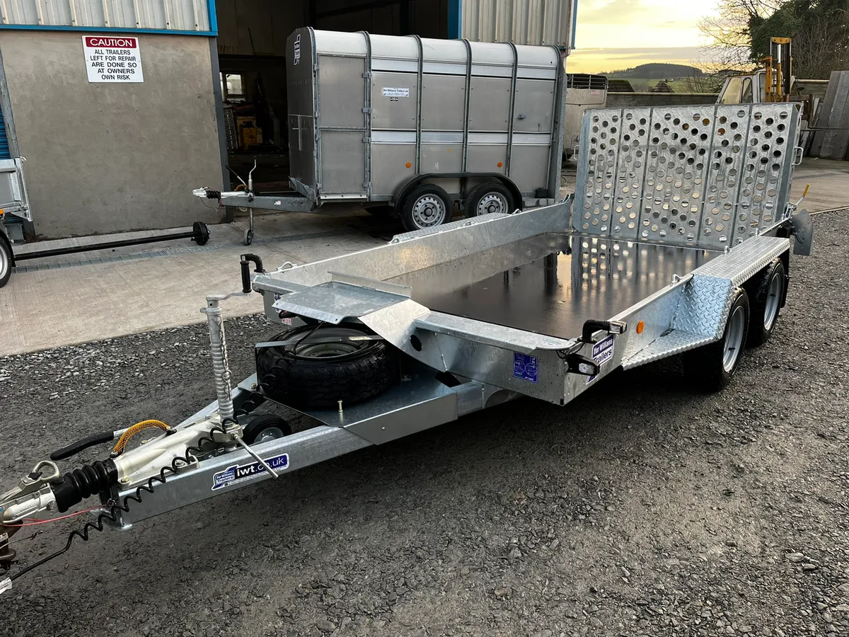 New 12x6 ifor Williams plant trailer - Image 2