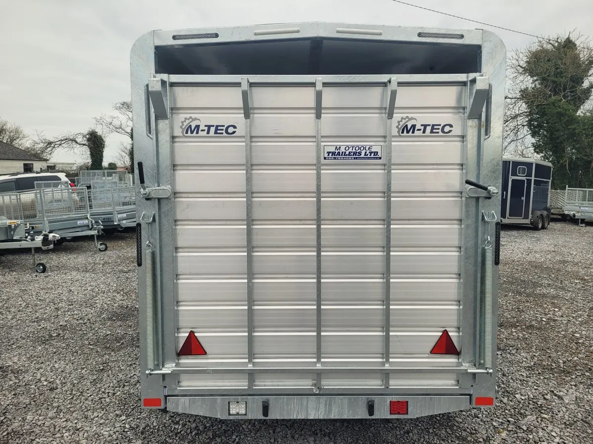 NEW    12' x 6'    M-TEC  LIVESTOCK TRAILER - Image 4