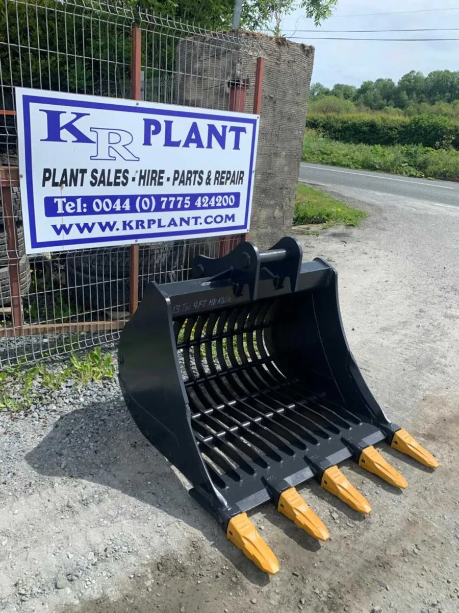 Trojan 13ton 4ft HD Riddle bucket - Image 1