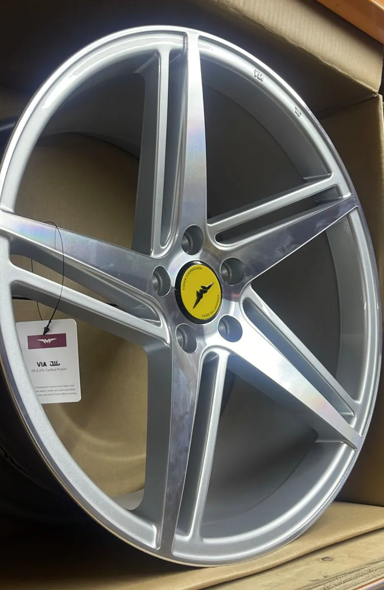 18” veemann 5x112 8” silver