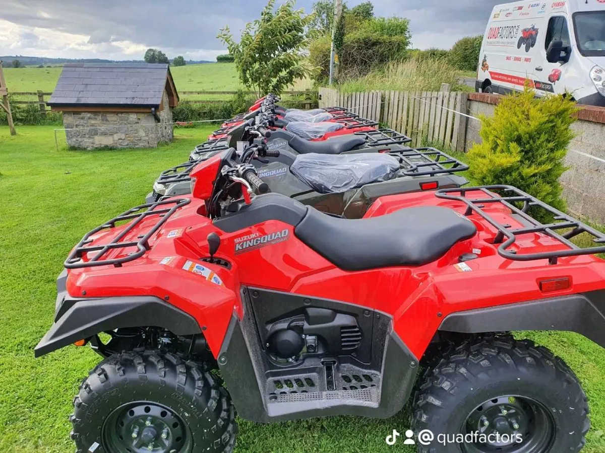 NEW SUZUKI KINGQUAD SALE ORDER YOUR 2025 SUZUKI - Image 1
