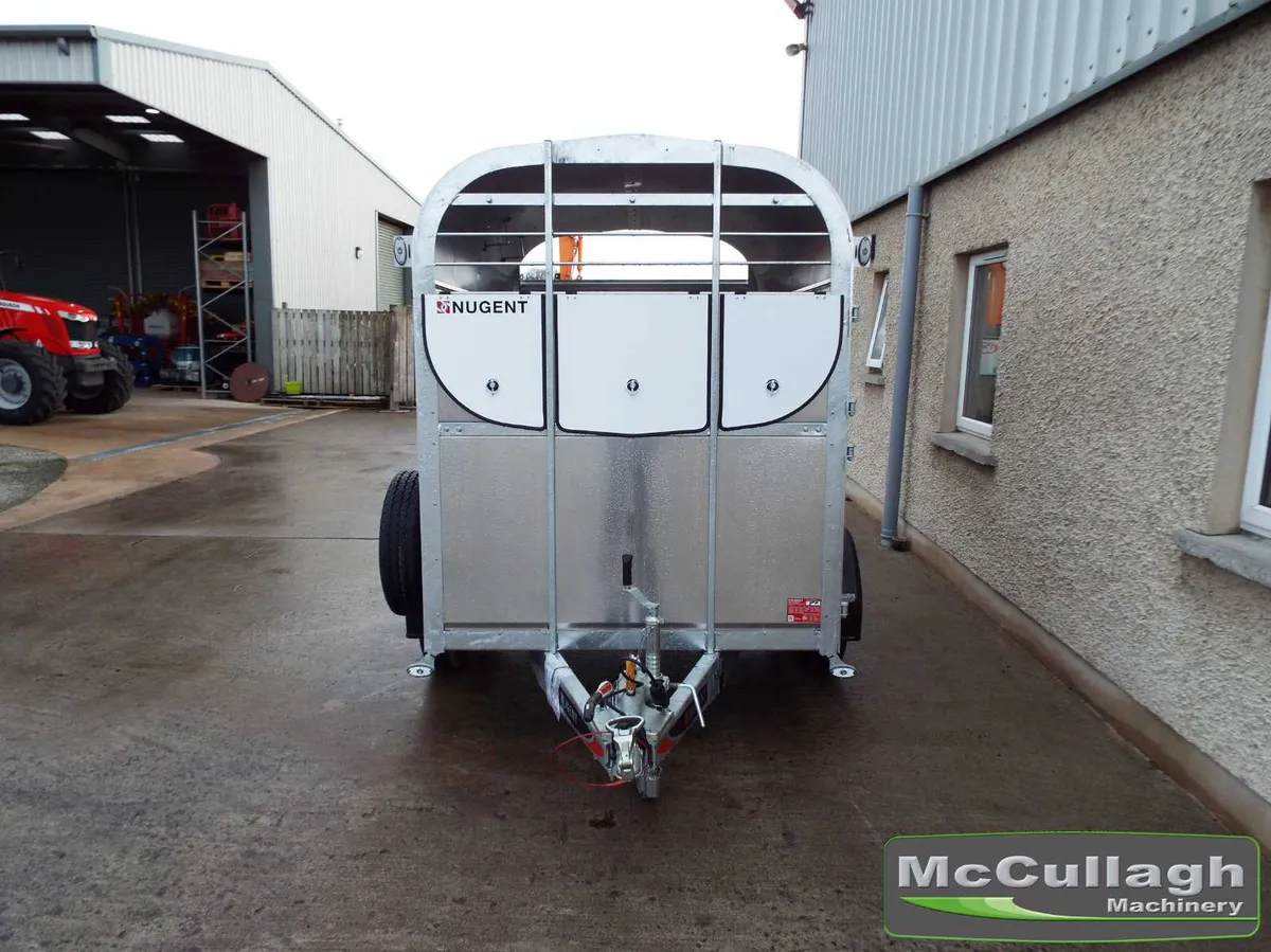 New Nugent 8x5 2 Cow Cattle Trailer - Image 2