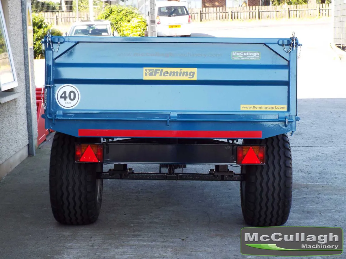 New Fleming TR4 10ft x 6ft 4 Tonne Tipping Trailer - Image 4