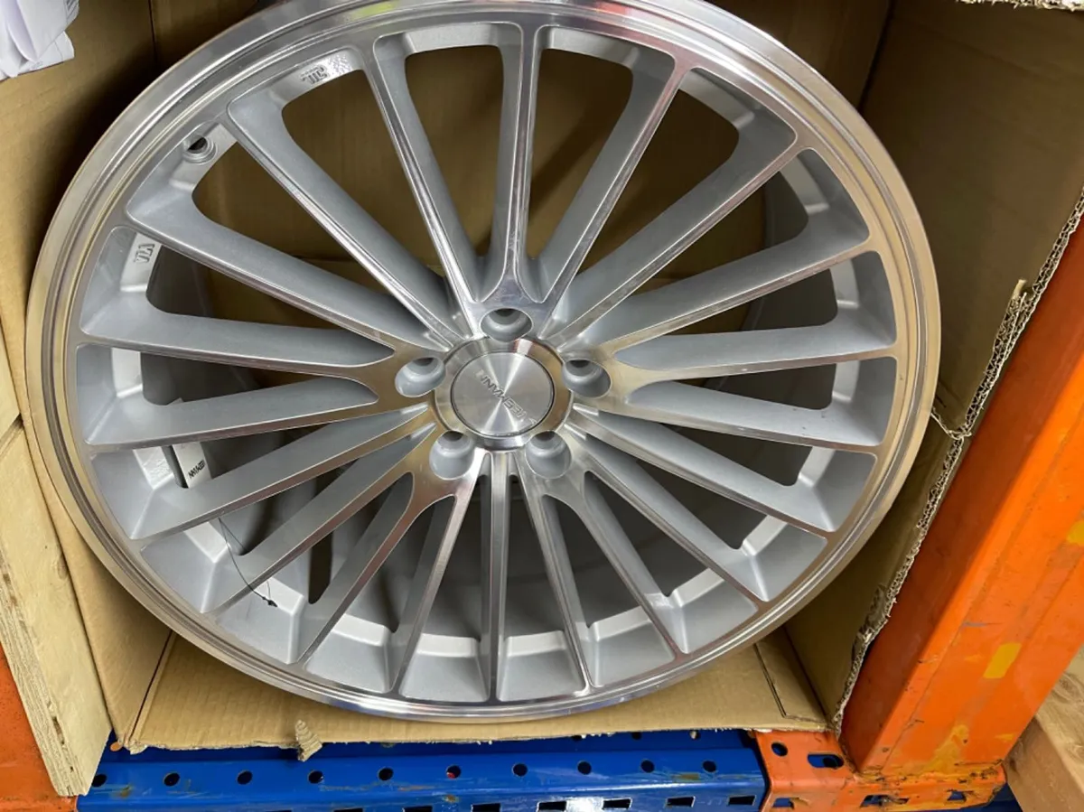 19” veemann 9.5 silver 5x112