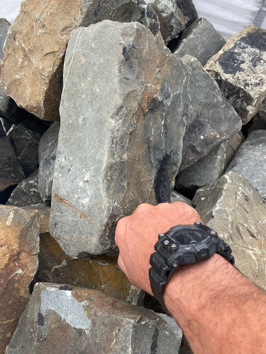 OVERSIZE Basalt Cobbles Kerbs - Image 2