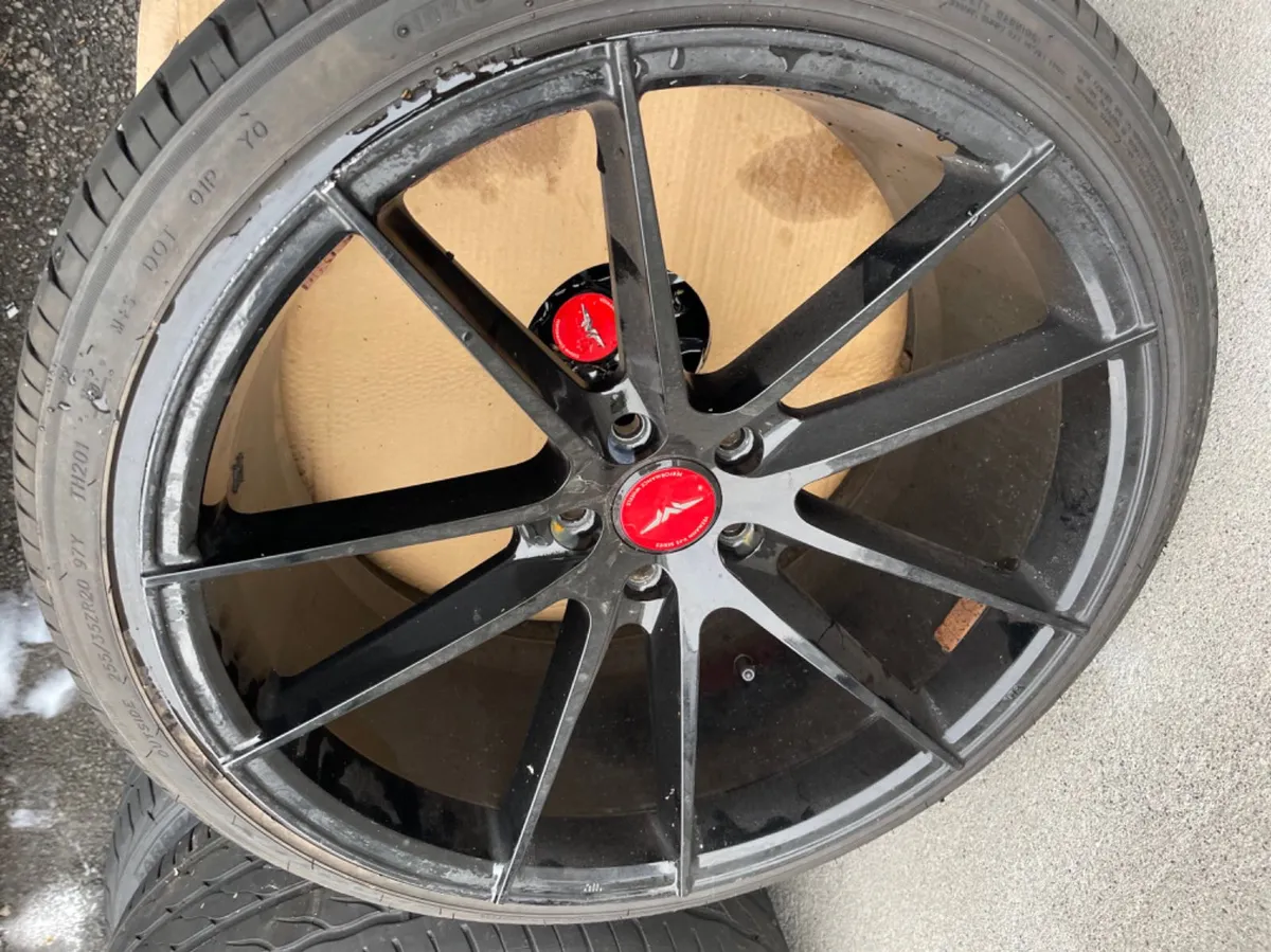 20” Veemann Vfs25 gloss black 10” 5x112