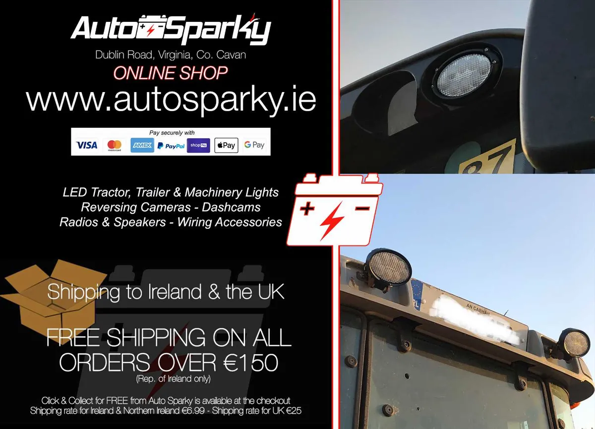 Massey Ferguson LED Work Lights - Direct Replace