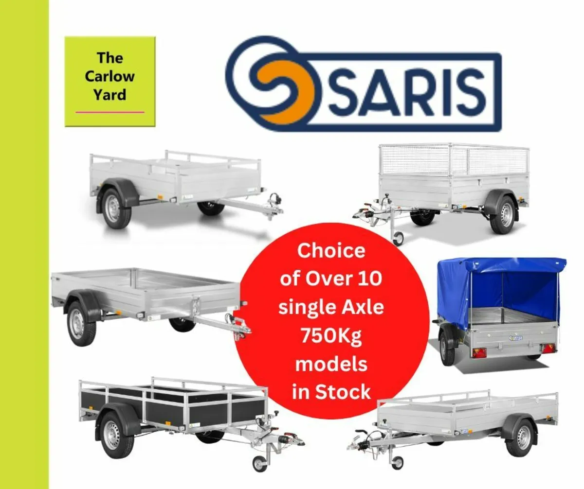 10 + Single Axle 750Kg New Saris Trailers in Stock - Image 1
