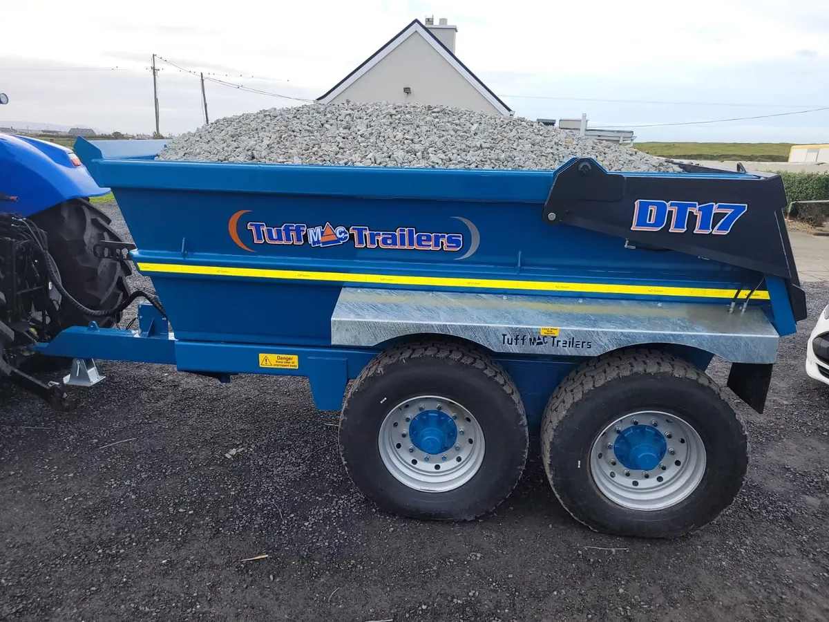 17 t tuffmac dump trailer buckets & brushes - Image 2