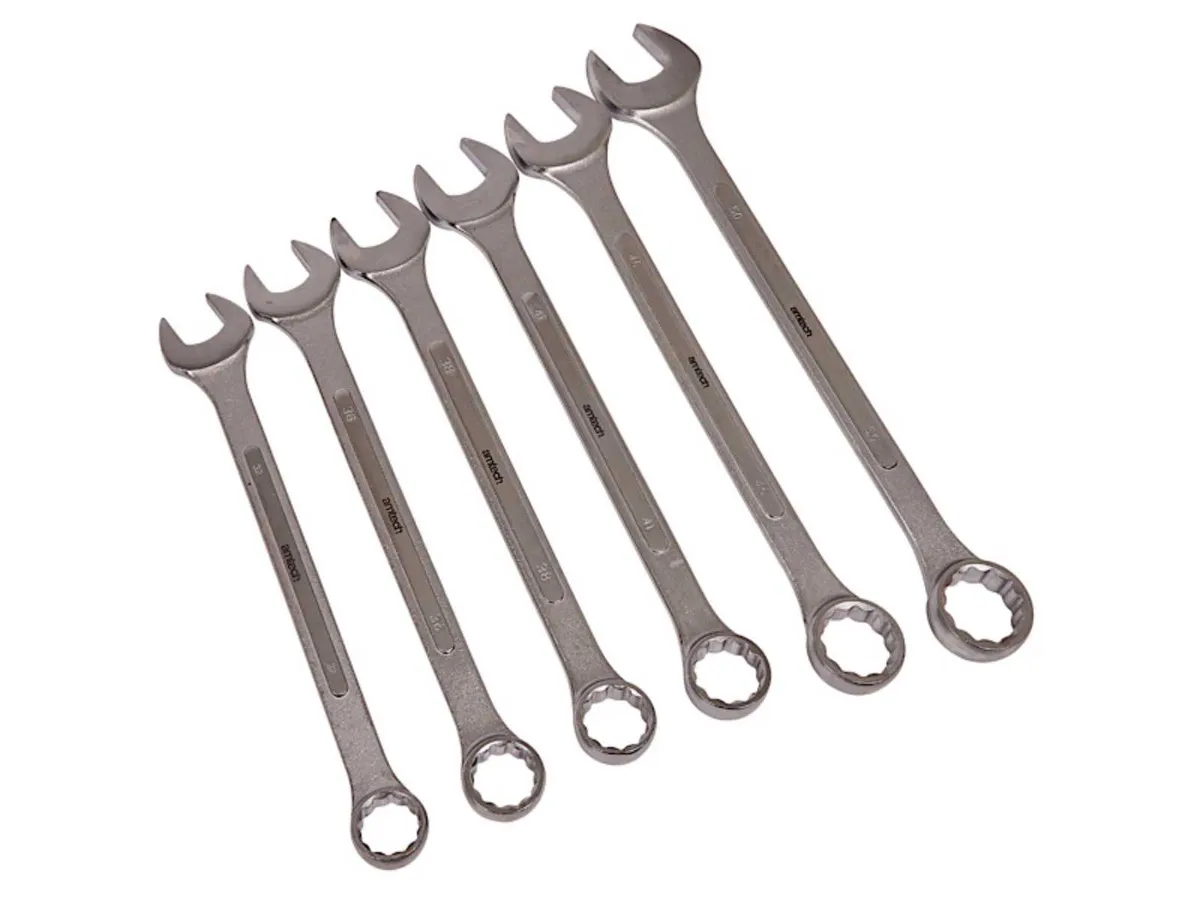 32-50mm Jumbo Metric Combination Spanner Set - Image 1