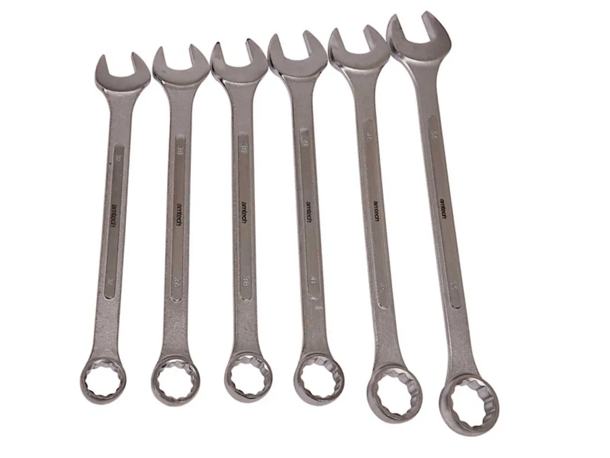 32-50mm Jumbo Metric Combination Spanner Set - Image 2