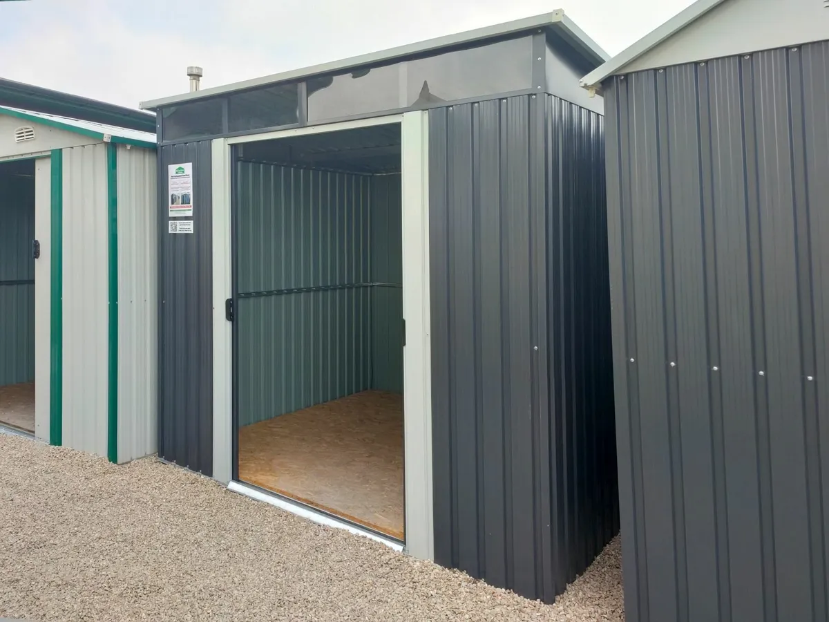 Steel Pent Sheds - Two sizes available! - Image 1