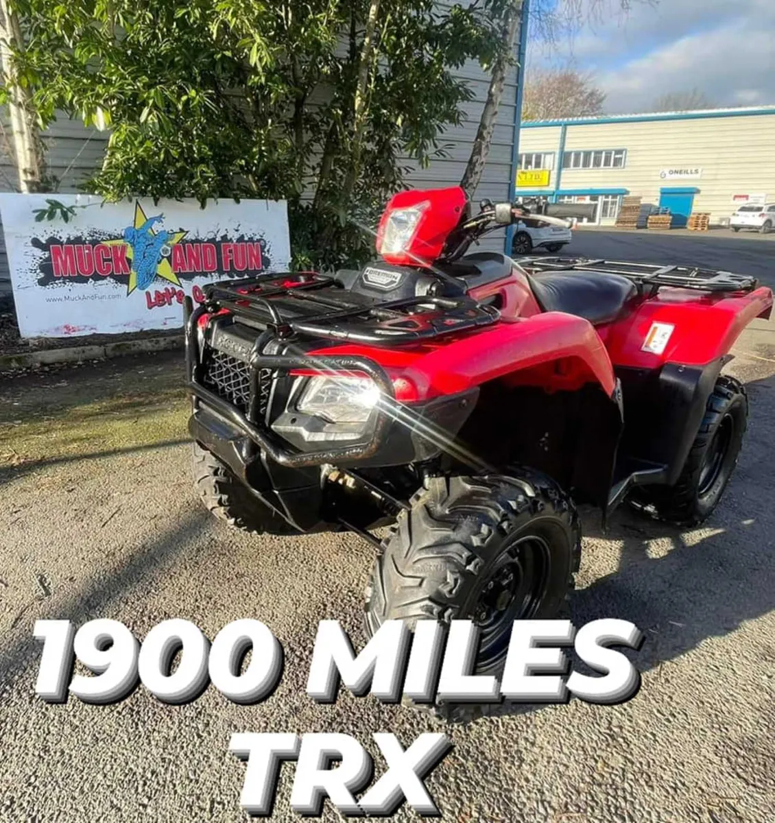 LOW MILES HONDA TRX 500 FM5 Delivery PART X - Image 1