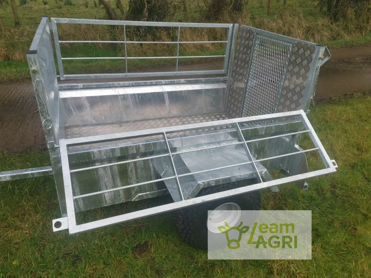 Quad trailers. Galvanised, and tipping JFC - Image 3