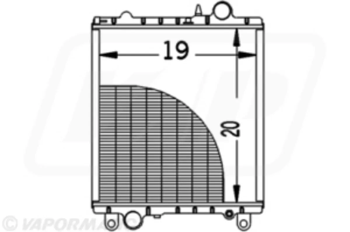 John Deere 2850 Radiator