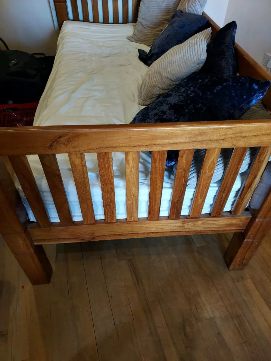 SOLID OAK Day Bed, Sofa - Image 3