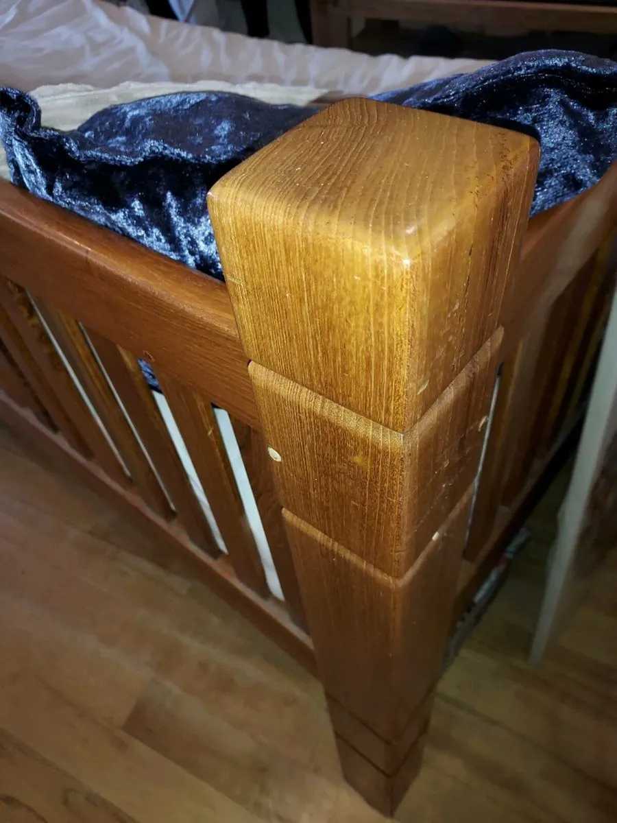 SOLID OAK Day Bed, Sofa - Image 4