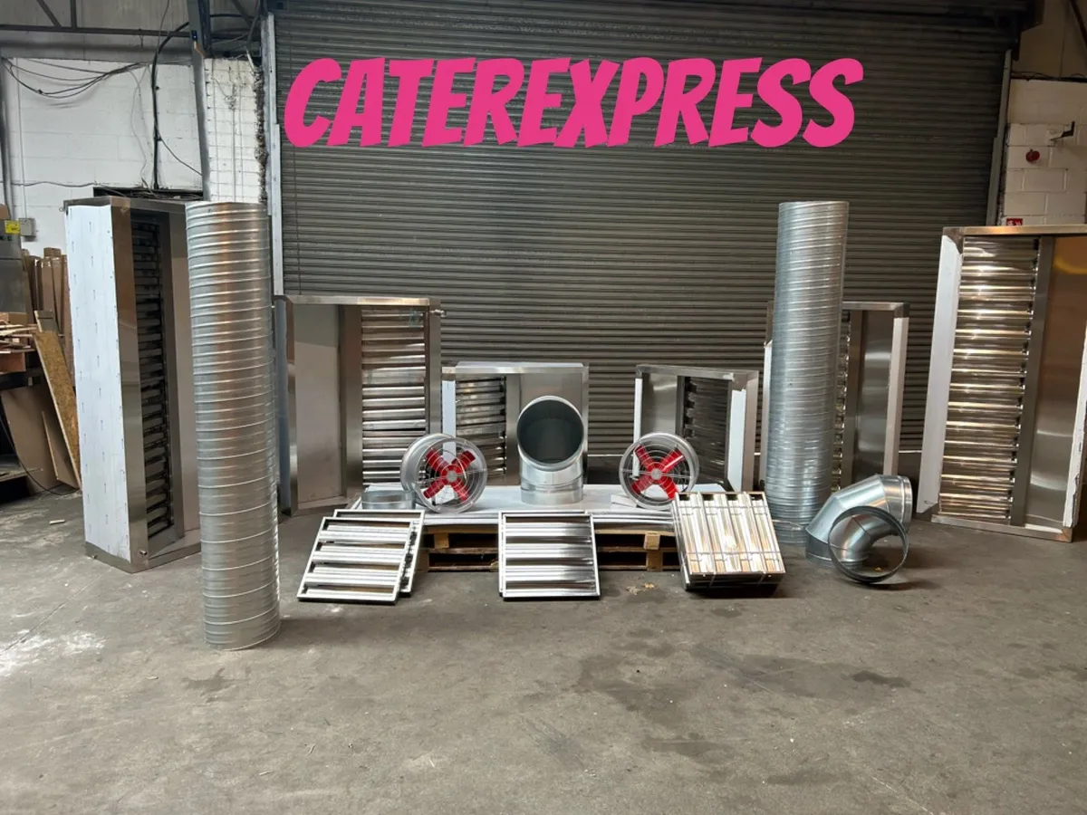 New Canopy’s extraction fans duct stainless sheets - Image 1