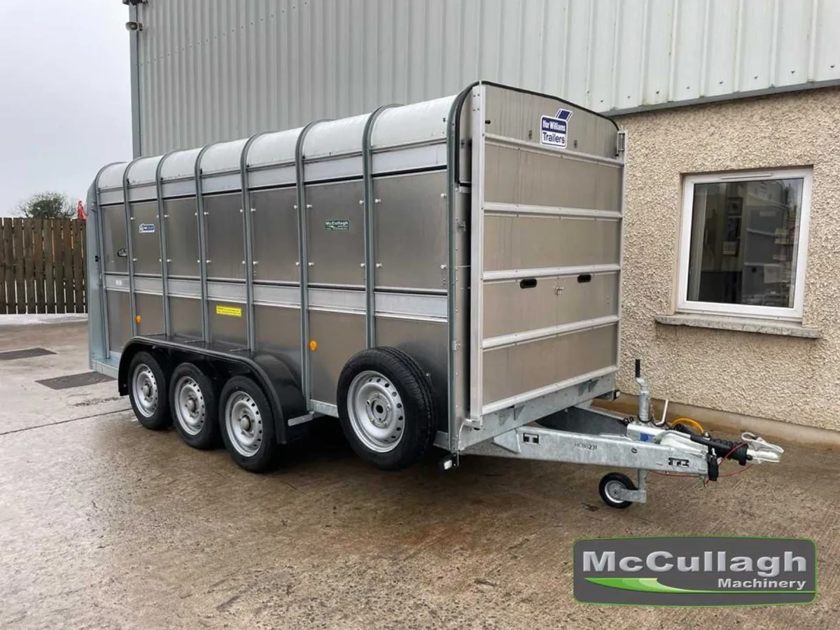New Ifor Williams TA510 14ft Tri-Axle Trailer - Image 1
