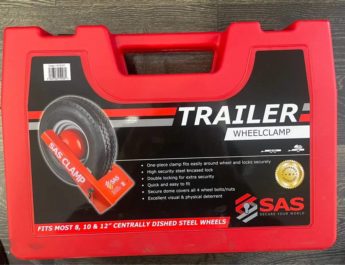 SAS Trailer Wheel Clamp Locks - Image 2