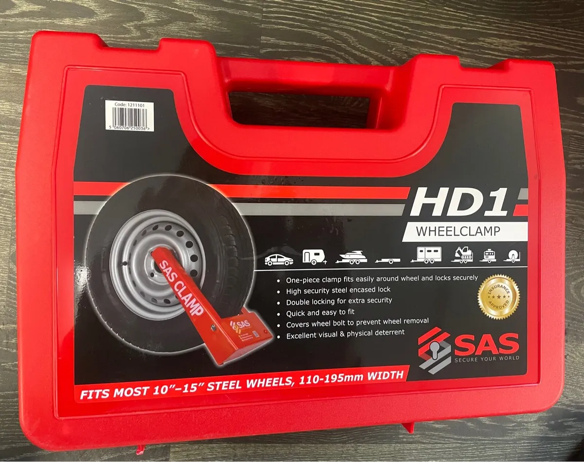 SAS Trailer Wheel Clamp Locks - Image 3