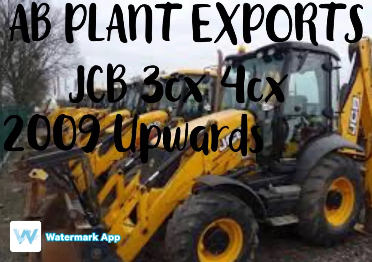 Jcb 3cx 4cx up to 2022 exports - Image 1