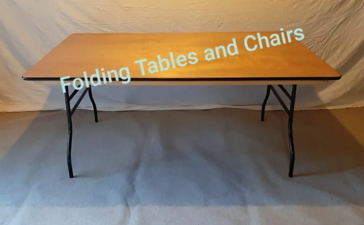 8ft Trestle Tables - Image 1