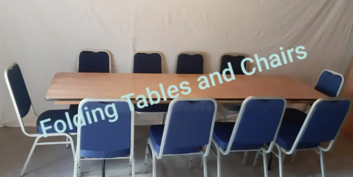 8ft Trestle Tables - Image 2