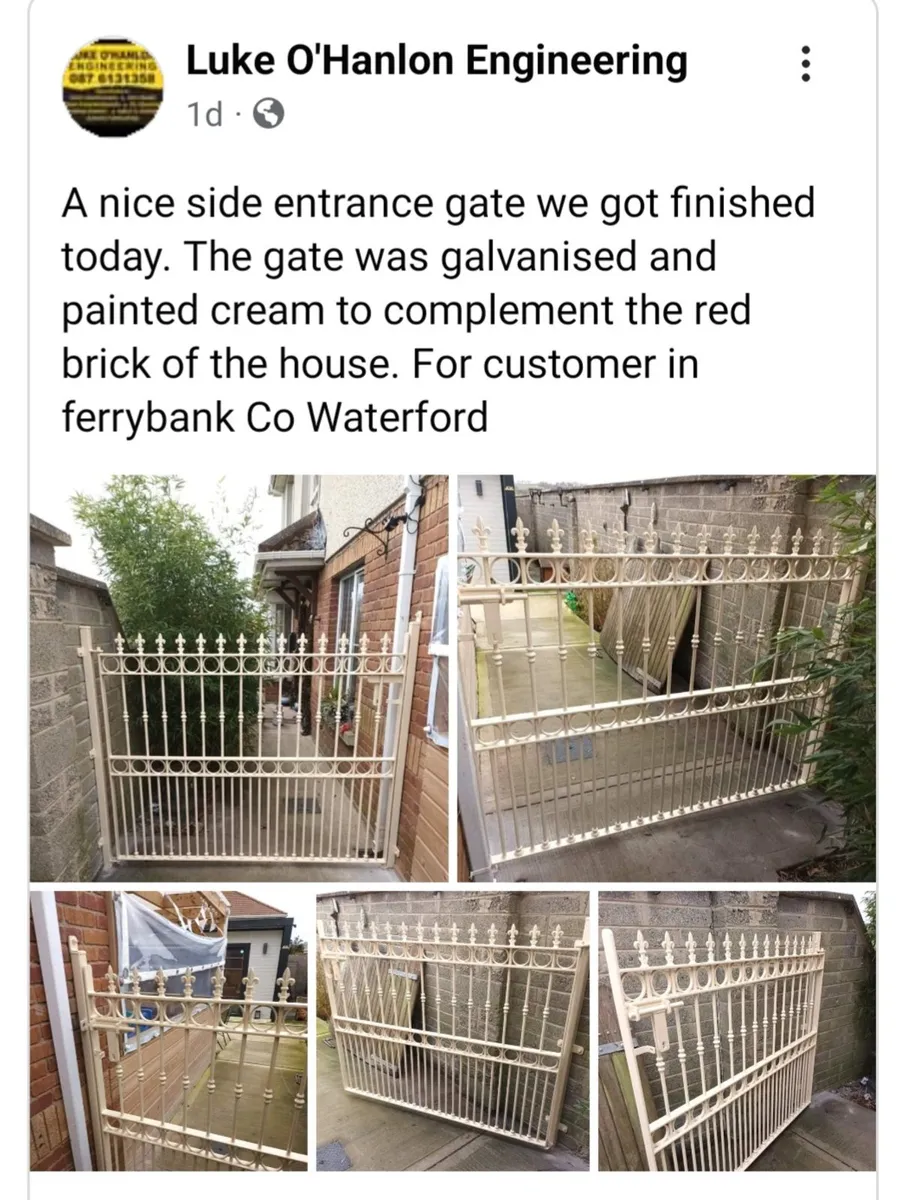 Entrance gates and railings - Image 2