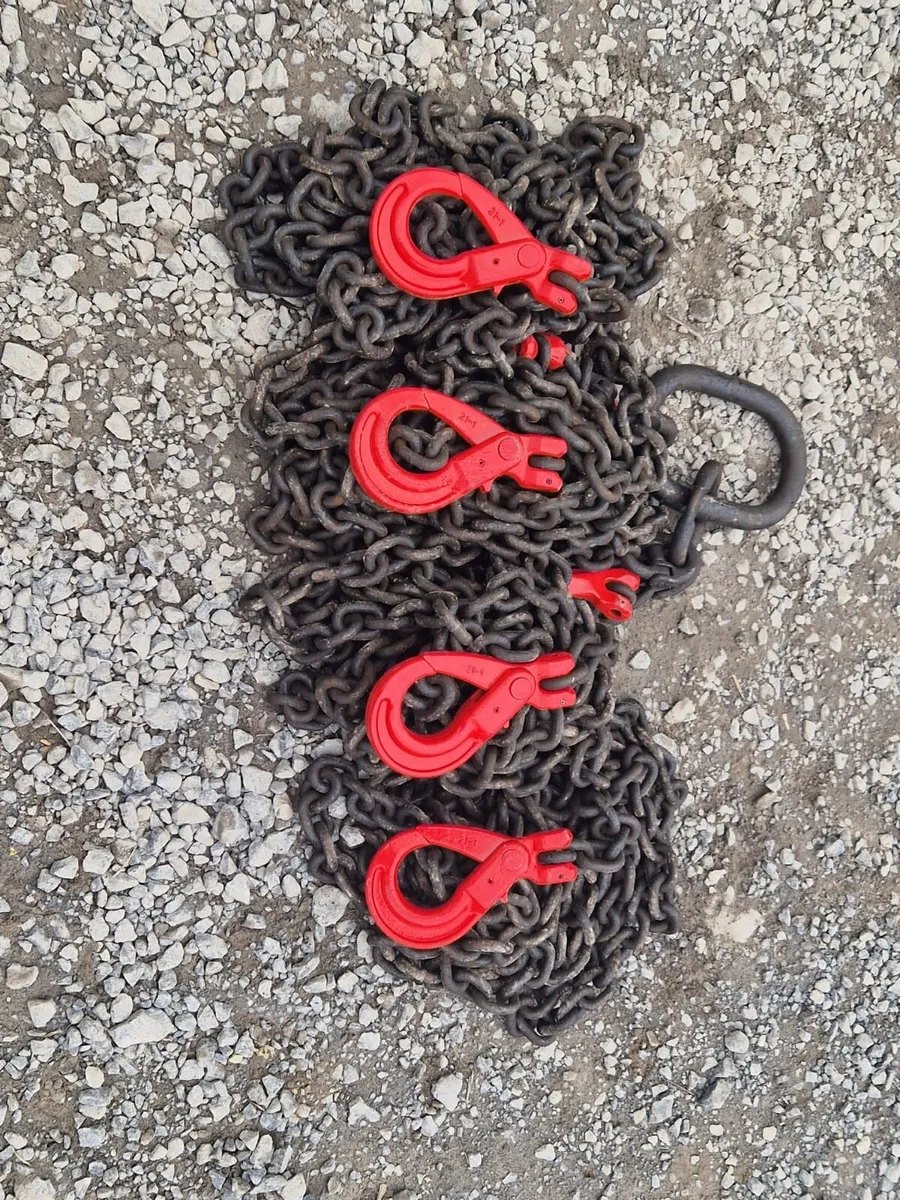 10mm 8M 4 Leg Lifting Chain - Image 3