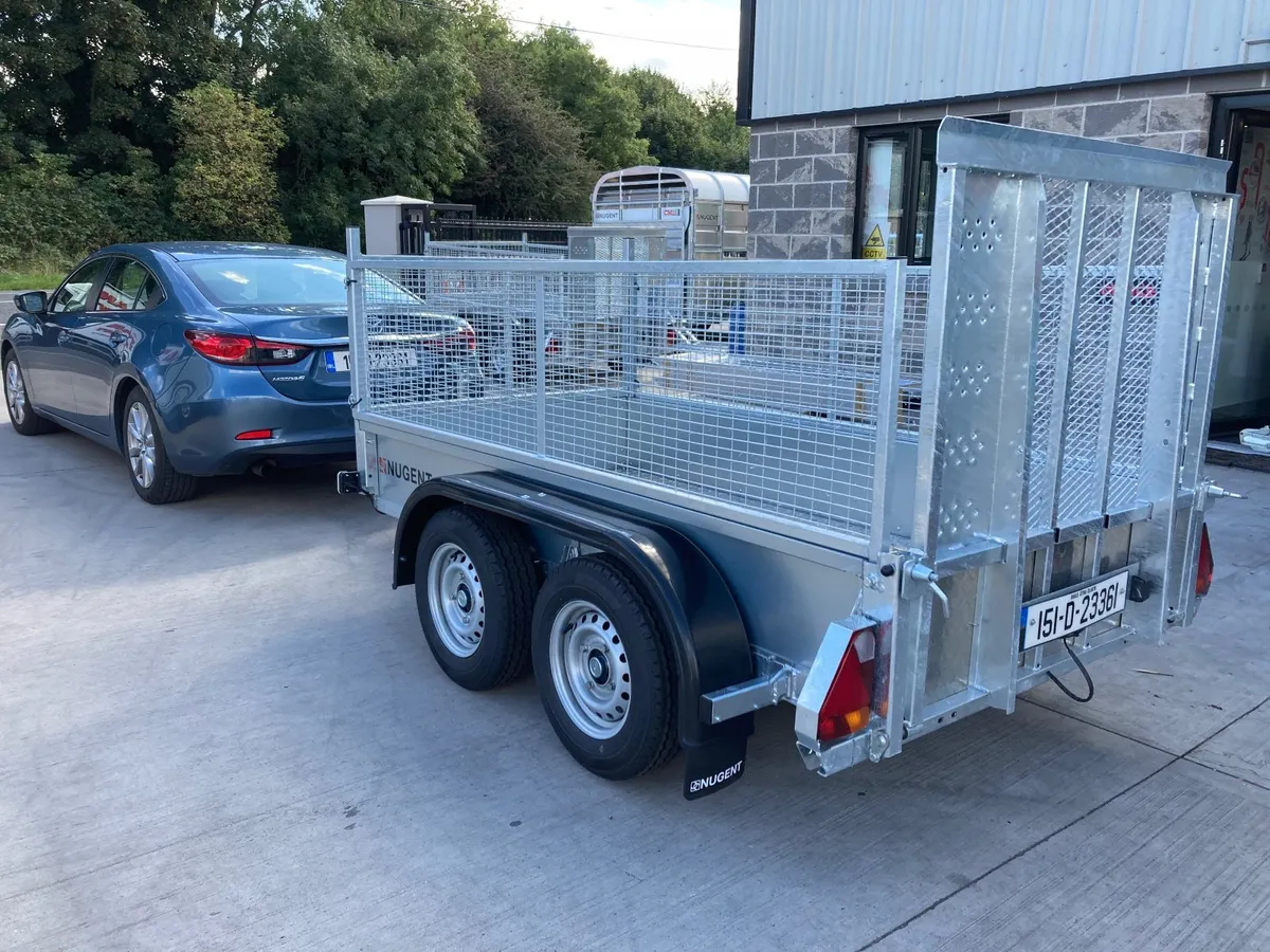 8 x 4 Twin Axle 2 Ton Nugent Trailer - Image 1