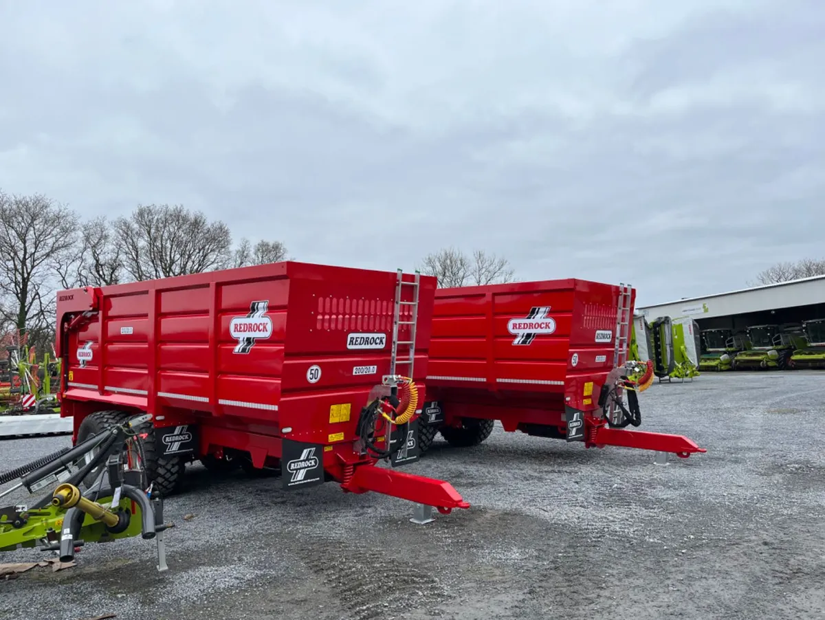 Redrock 20ft grain trailers - Image 1