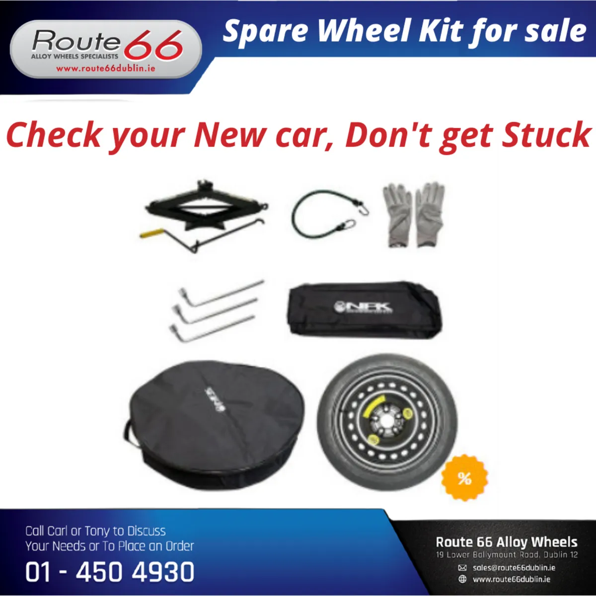Space Saver Kit / Spare Wheel Kit - Image 1
